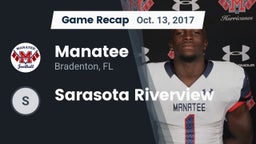 Recap: Manatee  vs. Sarasota Riverview  2017