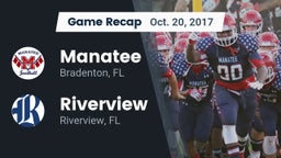 Recap: Manatee  vs. Riverview  2017