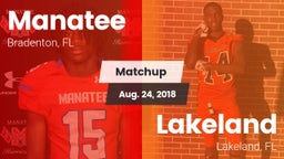 Matchup: Manatee  vs. Lakeland  2018