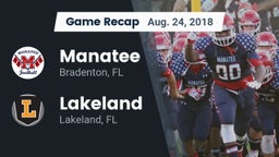 Recap: Manatee  vs. Lakeland  2018