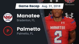 Recap: Manatee  vs. Palmetto  2018