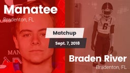 Matchup: Manatee  vs. Braden River  2018