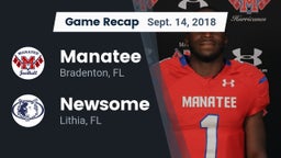 Recap: Manatee  vs. Newsome  2018