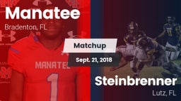 Matchup: Manatee  vs. Steinbrenner  2018