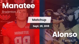 Matchup: Manatee  vs. Alonso  2018