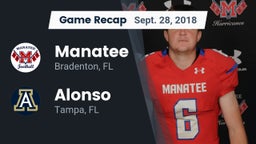 Recap: Manatee  vs. Alonso  2018