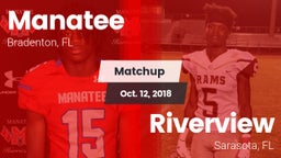 Matchup: Manatee  vs. Riverview  2018