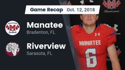 Recap: Manatee  vs. Riverview  2018
