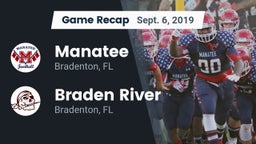 Recap: Manatee  vs. Braden River  2019
