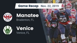 Recap: Manatee  vs. Venice  2019