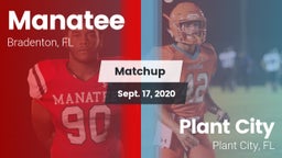 Matchup: Manatee  vs. Plant City  2020