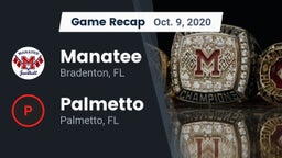 Recap: Manatee  vs. Palmetto  2020