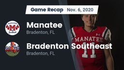 Recap: Manatee  vs. Bradenton Southeast 2020