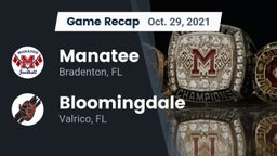 Recap: Manatee  vs. Bloomingdale  2021