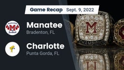 Recap: Manatee  vs. Charlotte  2022