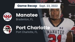 Recap: Manatee  vs. Port Charlotte  2022