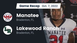 Recap: Manatee  vs. Lakewood Ranch  2022