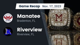 Recap: Manatee  vs. Riverview  2023