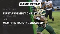 Recap: First Assembly Christian  vs. Memphis Harding Academy 2016