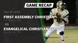 Recap: First Assembly Christian  vs. Evangelical Christian School 2016