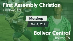 Matchup: First Assembly vs. Bolivar Central  2016
