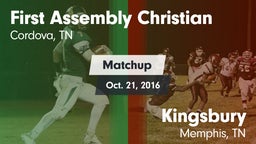 Matchup: First Assembly vs. Kingsbury  2016