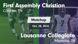 Matchup: First Assembly vs. Lausanne Collegiate  2016