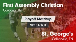 Matchup: First Assembly vs. St. George's  2016