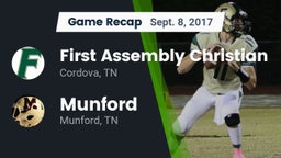 Recap: First Assembly Christian  vs. Munford  2017