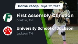 Recap: First Assembly Christian  vs. University School of Jackson 2017
