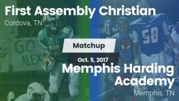 Matchup: First Assembly vs. Memphis Harding Academy 2017
