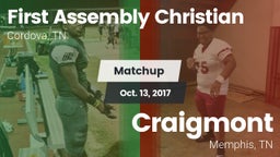 Matchup: First Assembly vs. Craigmont  2017