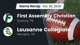 Recap: First Assembly Christian  vs. Lausanne Collegiate  2018