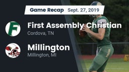 Recap: First Assembly Christian  vs. Millington  2019