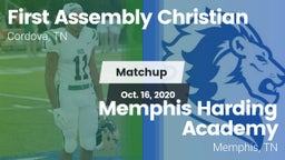 Matchup: First Assembly vs. Memphis Harding Academy 2020