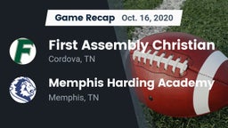 Recap: First Assembly Christian  vs. Memphis Harding Academy 2020