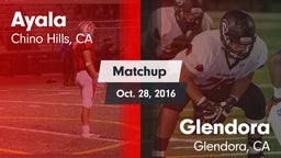 Matchup: Ayala  vs. Glendora  2016
