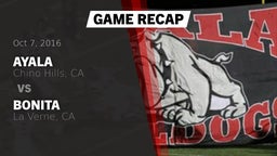 Recap: Ayala  vs. Bonita  2016