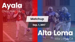 Matchup: Ayala  vs. Alta Loma  2017