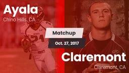 Matchup: Ayala  vs. Claremont  2017