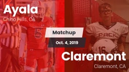 Matchup: Ayala  vs. Claremont  2019