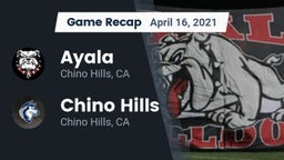 Recap: Ayala  vs. Chino Hills  2021