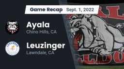 Recap: Ayala  vs. Leuzinger  2022