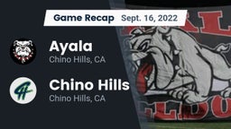 Recap: Ayala  vs. Chino Hills  2022