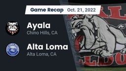 Recap: Ayala  vs. Alta Loma  2022