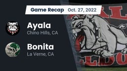 Recap: Ayala  vs. Bonita  2022