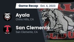 Recap: Ayala  vs. San Clemente  2023