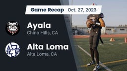 Recap: Ayala  vs. Alta Loma  2023