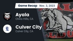 Recap: Ayala  vs. Culver City  2023
