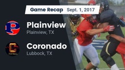 Recap: Plainview  vs. Coronado  2017